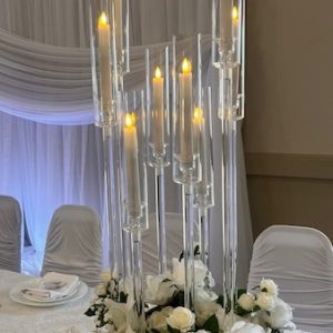 Clear Centrepiece, Candelabra